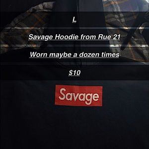 Large Savage Hoodie - Men’s 2021 Quality Hoodie Rue21